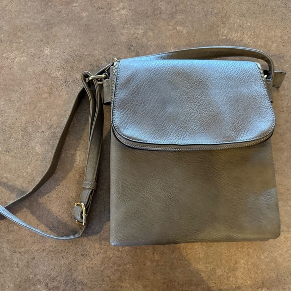 Stylish Gray Crossbody Bag - Picture 2 of 6